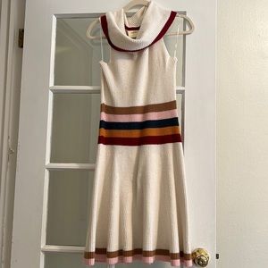 Anthropologie cowl neck sweater dress
